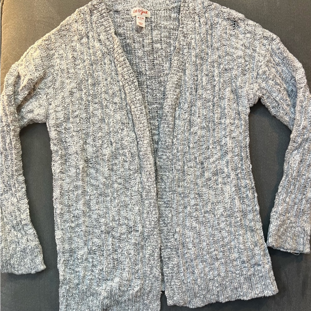 Grey Cat & Jack girls sweater…
